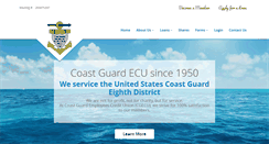 Desktop Screenshot of coastguardecu.net